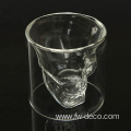 Double Wall Design Skull Whiskey Glass